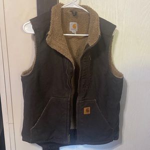 Carhartt Vest Dark Brown like new